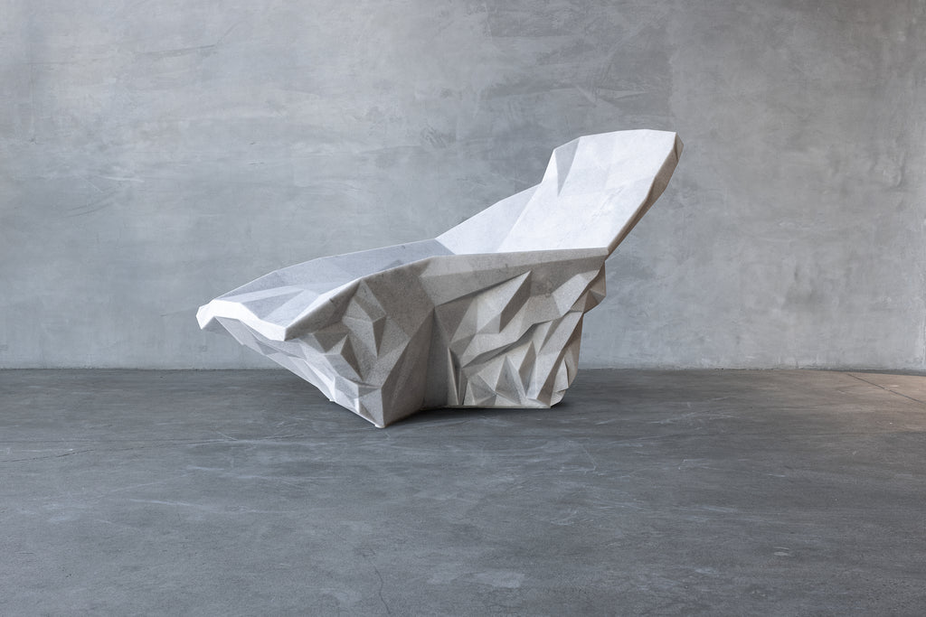 William Emmerson "Berg" Solid Marble Chaise Lounge