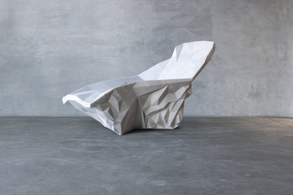 William Emmerson "Berg" Solid Marble Chaise Lounge