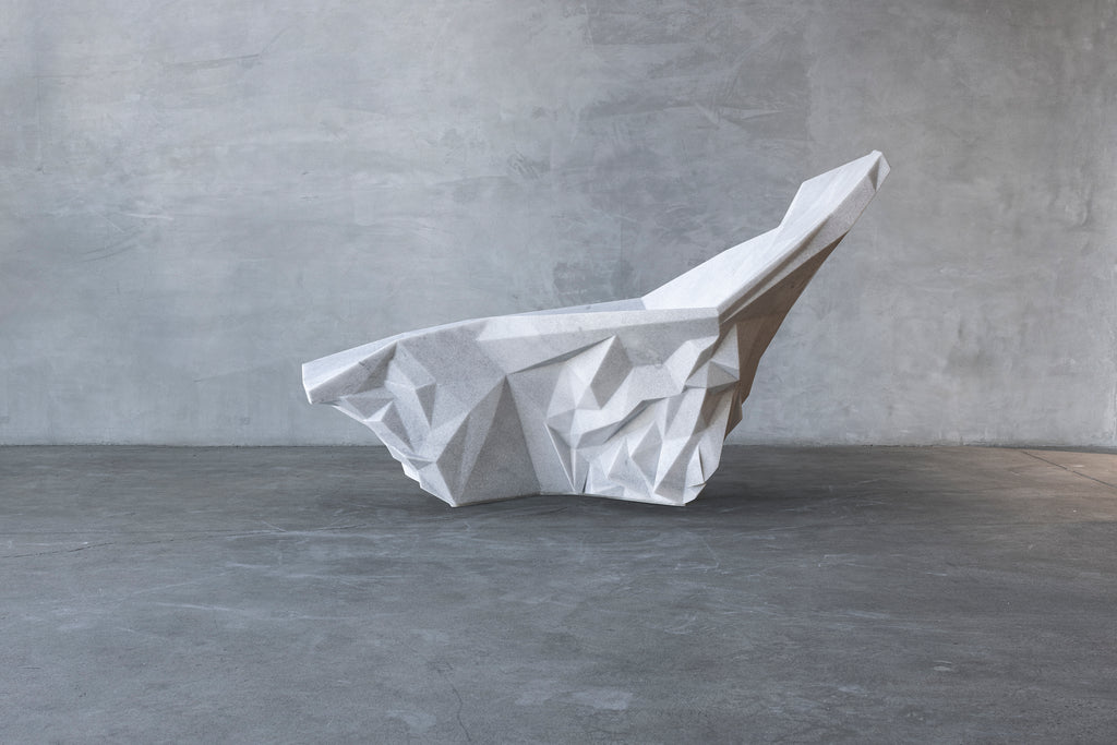 William Emmerson "Berg" Solid Marble Chaise Lounge