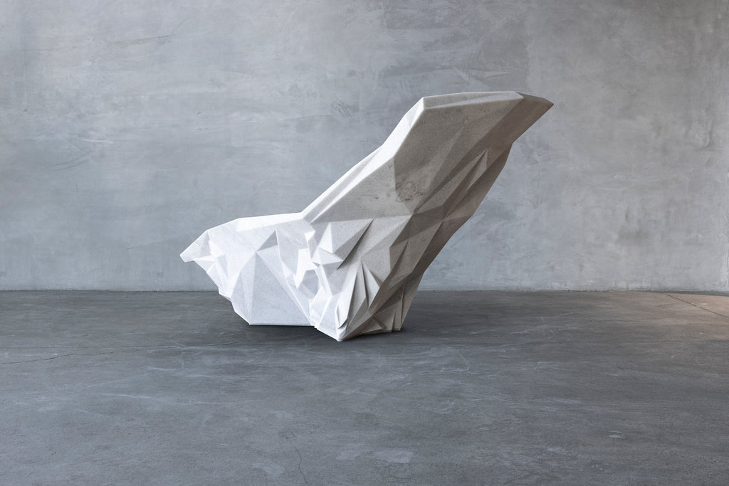 William Emmerson "Berg" Solid Marble Chaise Lounge