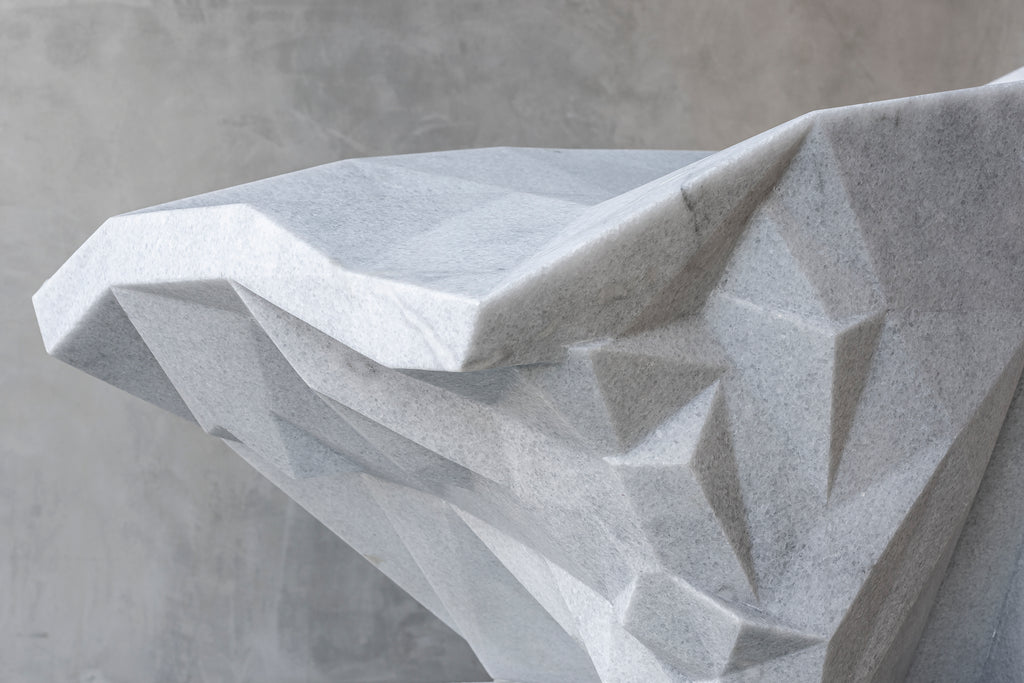 William Emmerson "Berg" Solid Marble Chaise Lounge