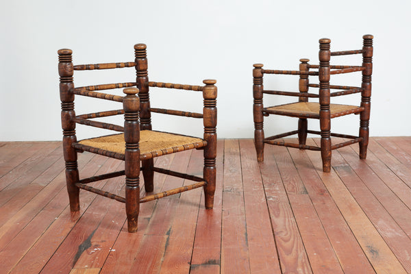 Pair of Charles Dudouyt Chairs