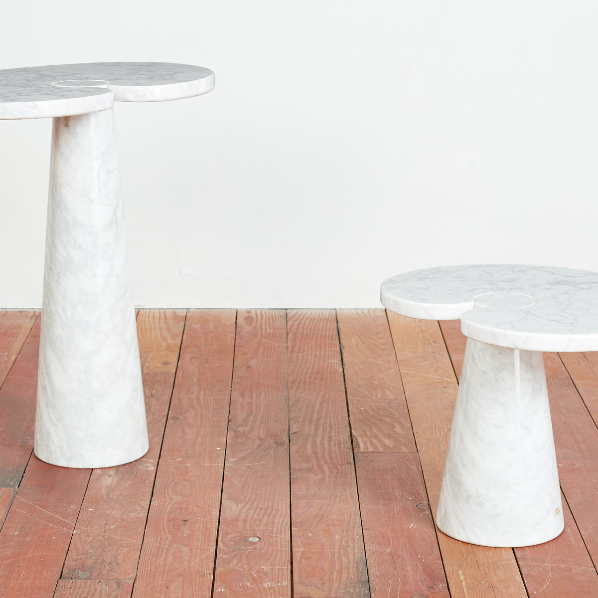 Angelo Mangiarotti Side Table – Orange Furniture Los Angeles