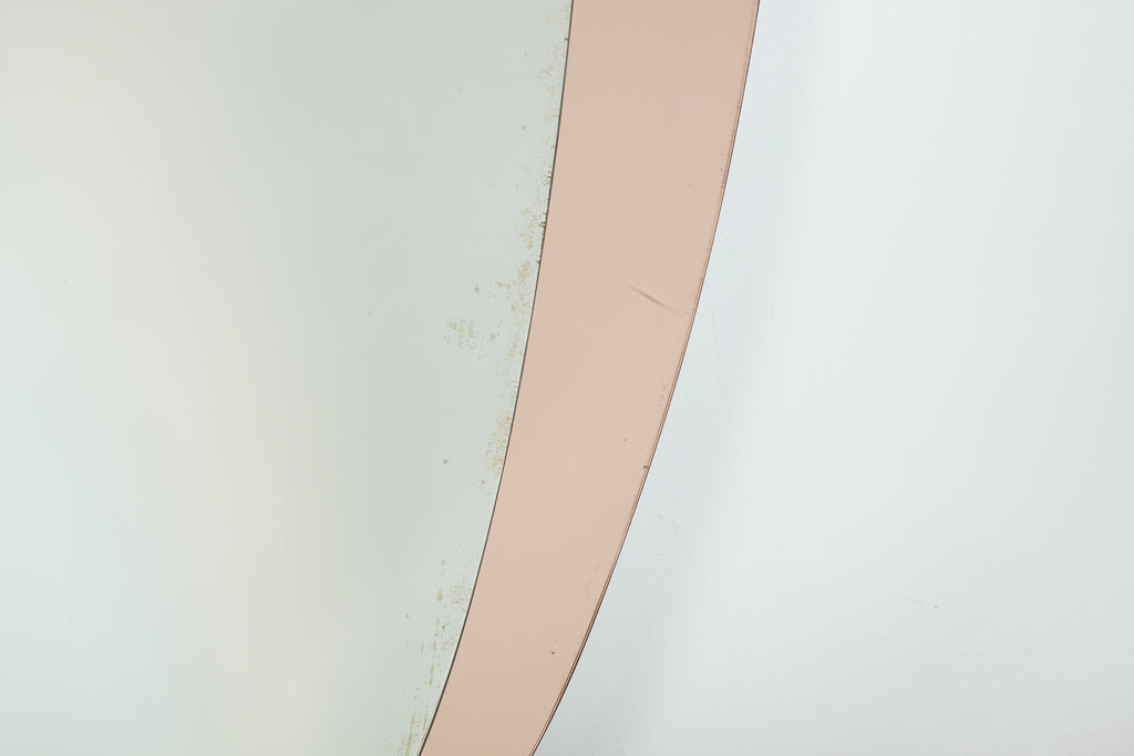 Rose Cristal Art Mirror with Shelf