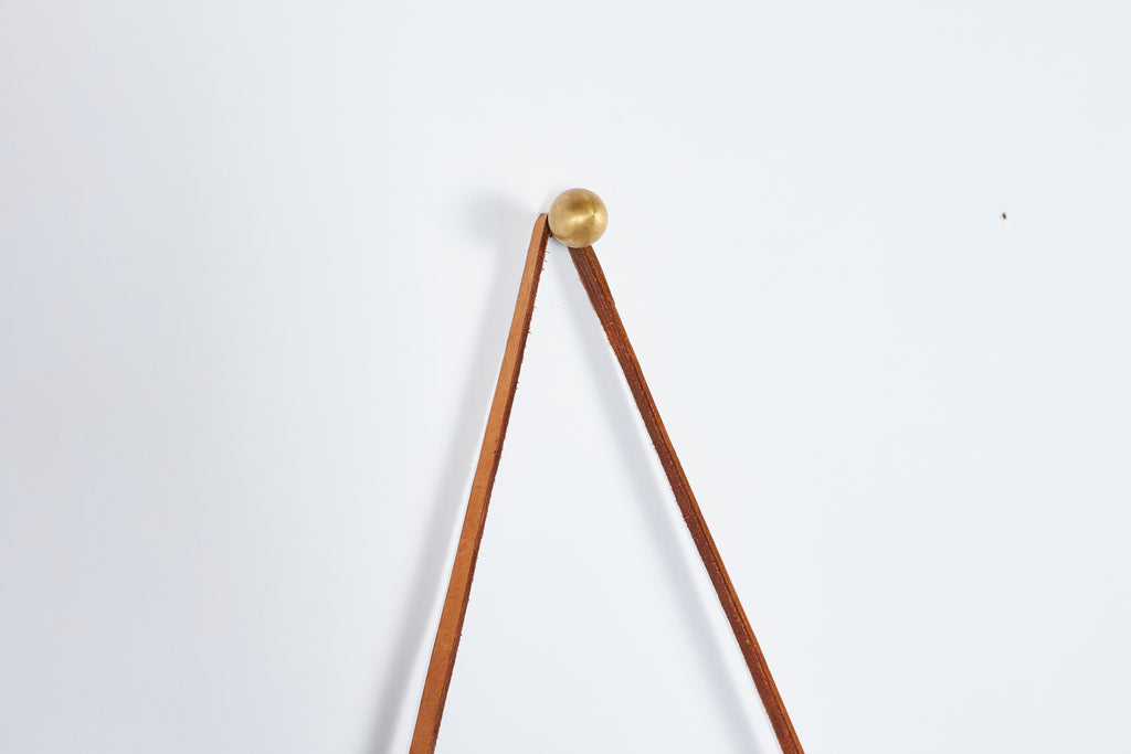 Italian Round Wicker Mirror