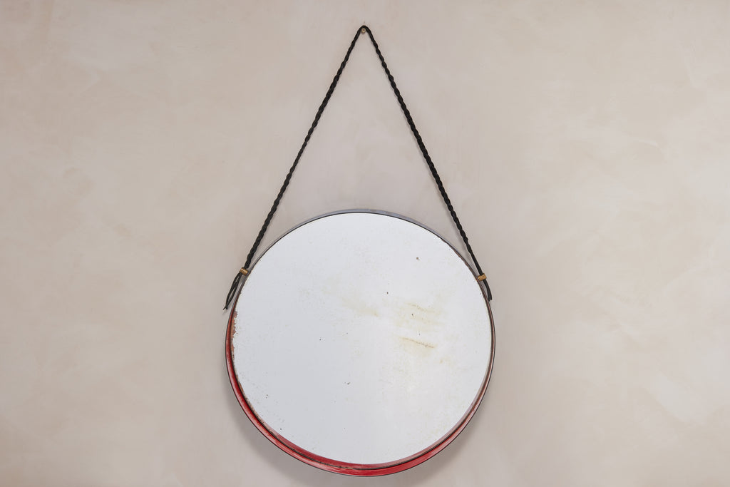 Siva Attributed Circular Mirror