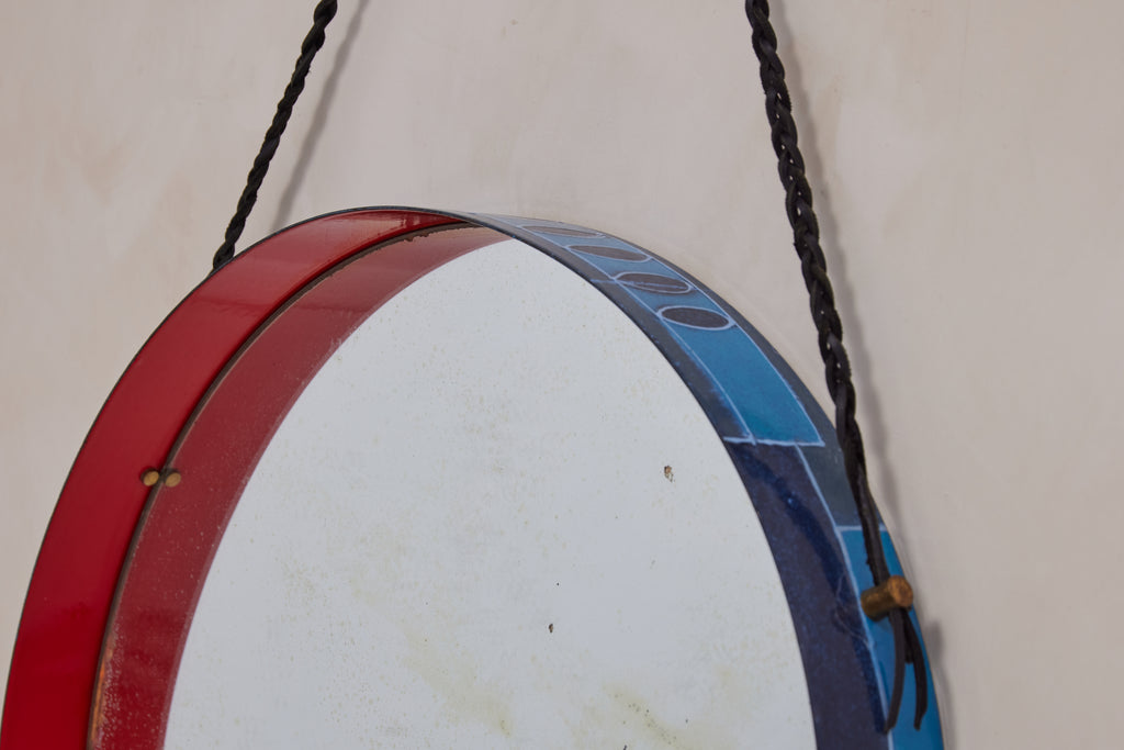 Siva Attributed Circular Mirror