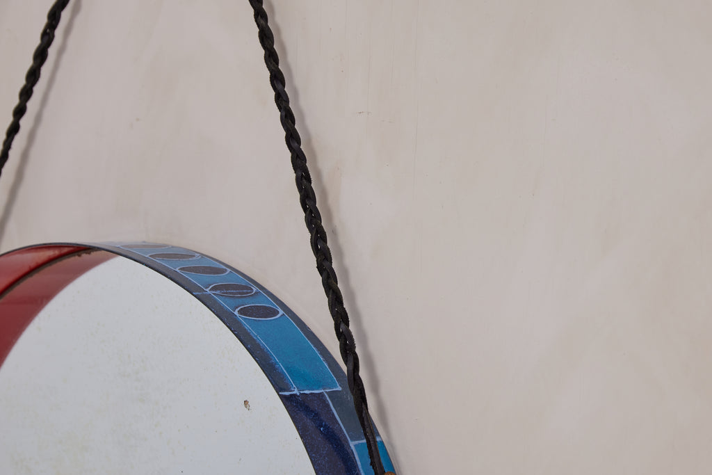 Siva Attributed Circular Mirror