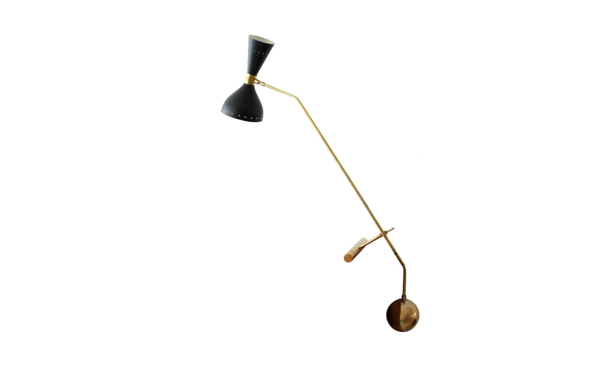 Italian Counterbalance Desk Lamp - Orange Furniture Los Angeles Italian Counterbalance Desk Lamp - Orange Furniture Los Angeles