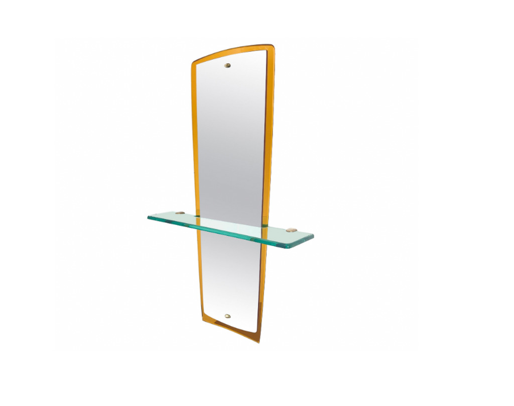 Cristal Art Mirror with Shelf