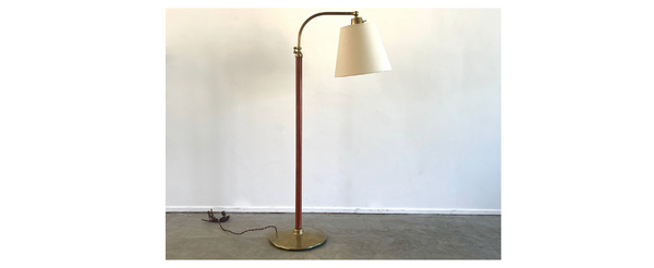 Jacques Adnet Style Floor Lamp