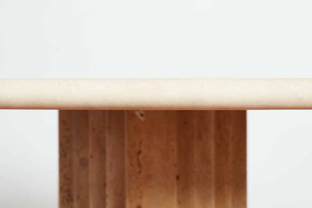Tobia Scarpa Travertine Table