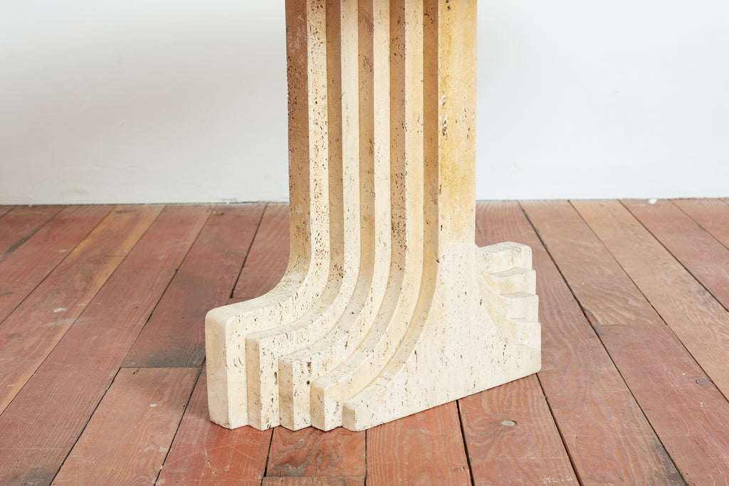 Tobia Scarpa Travertine Table