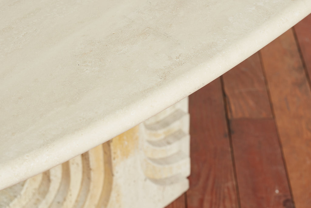 Tobia Scarpa Travertine Table