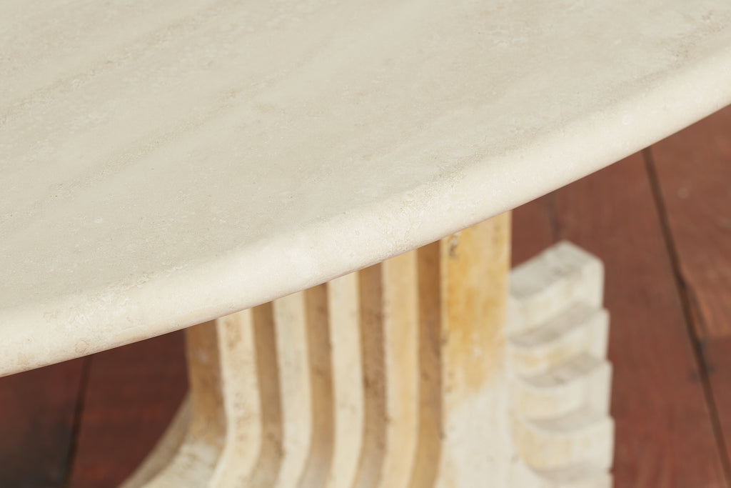 Tobia Scarpa Travertine Table
