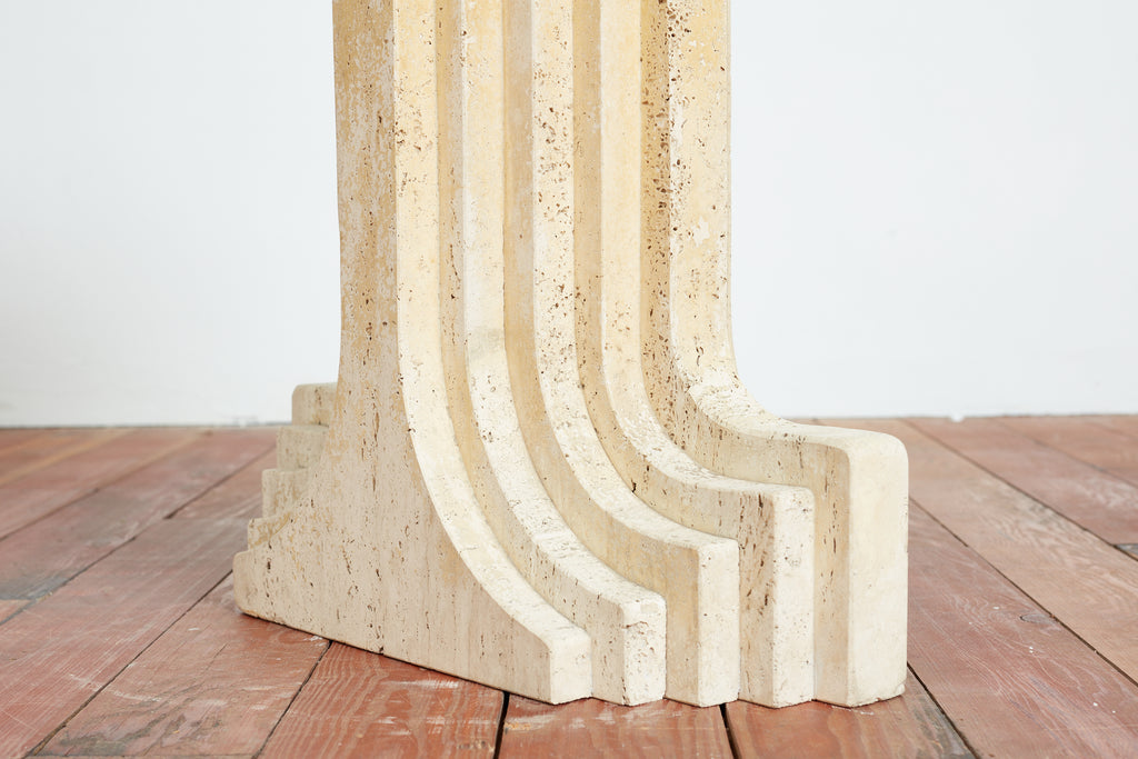 Tobia Scarpa Travertine Table