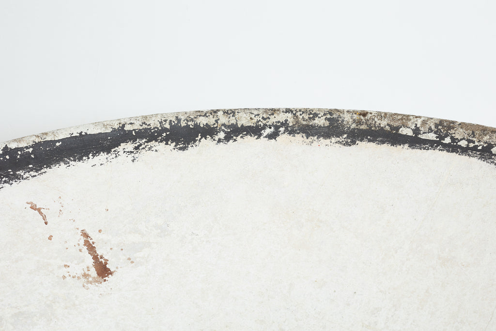 Gigantic Willy Guhl Saucer & Iron Stand