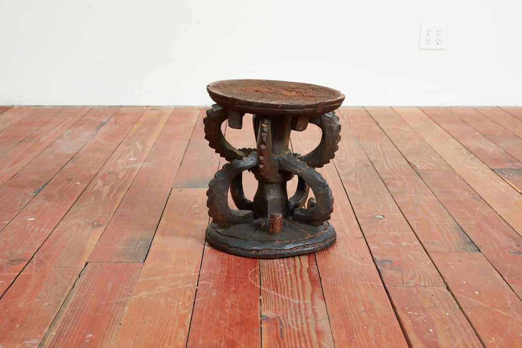 African Carved Stool