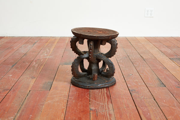 African Carved Stool