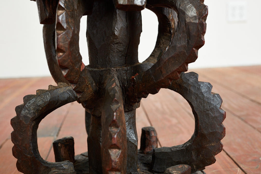African Carved Stool