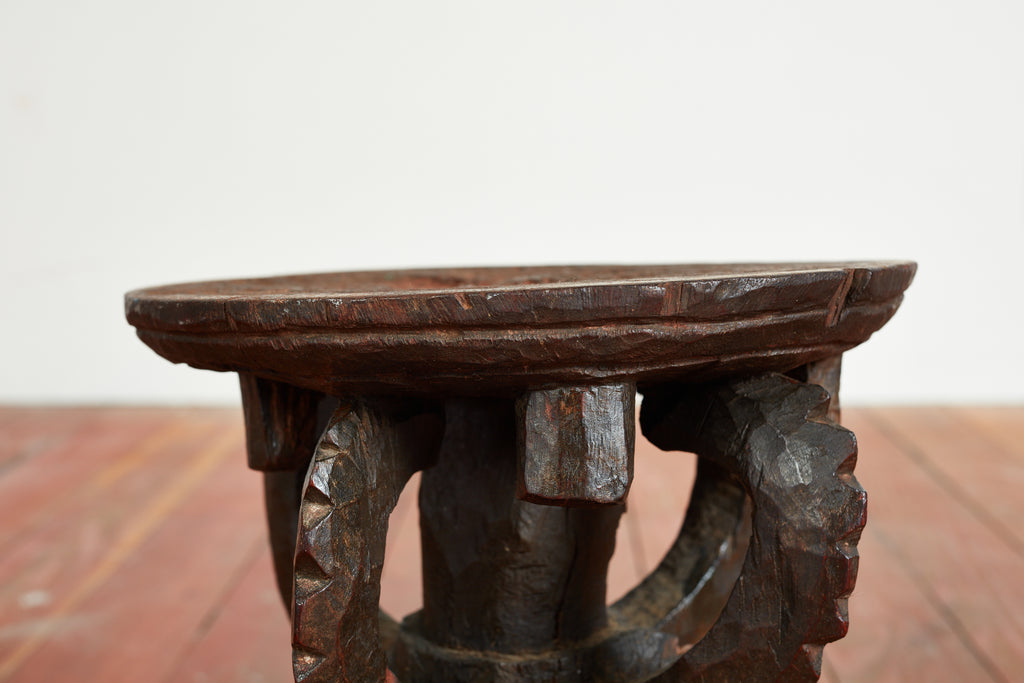 African Carved Stool