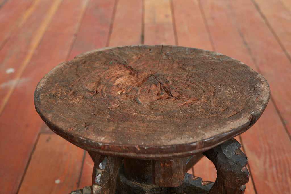 African Carved Stool