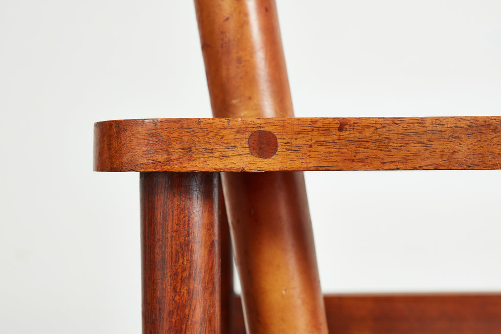 1940s French Leather Chairs