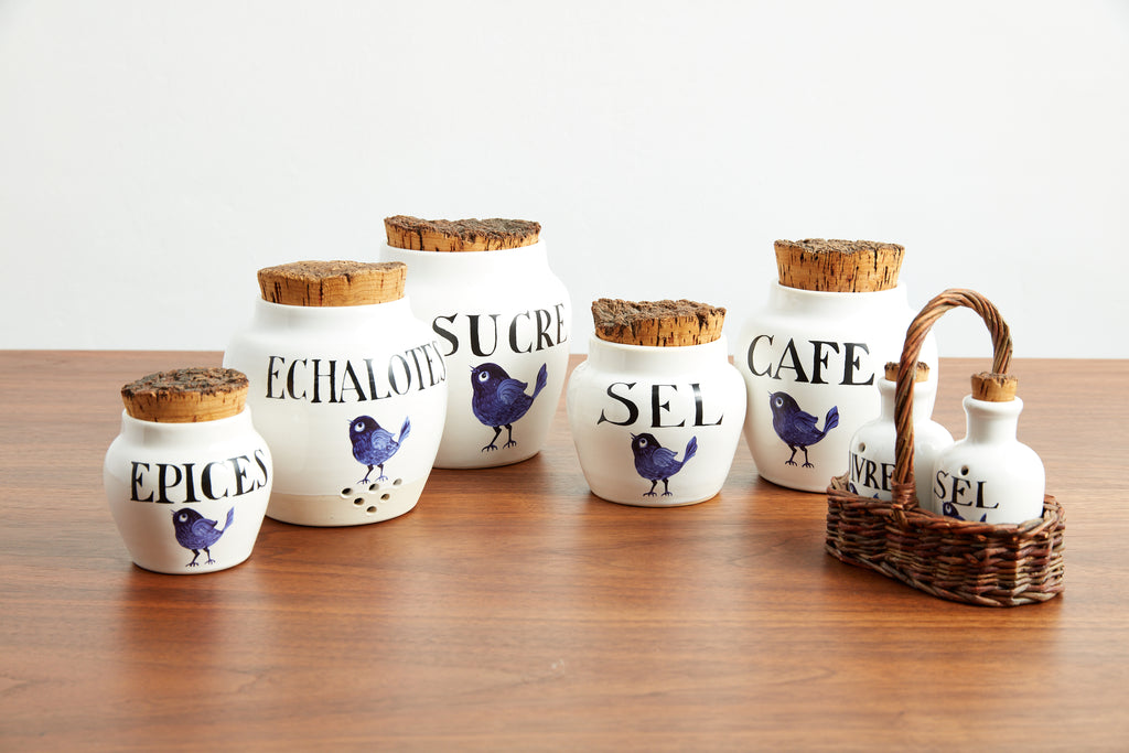 French Ceramic Jar Set