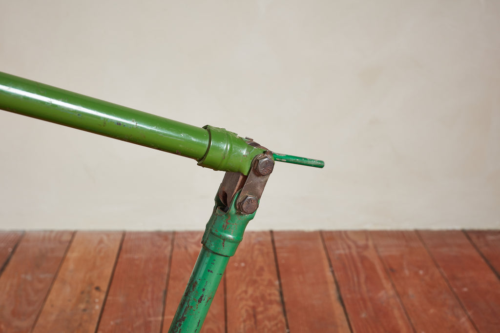 Giant Green Industrial Floor Lamp