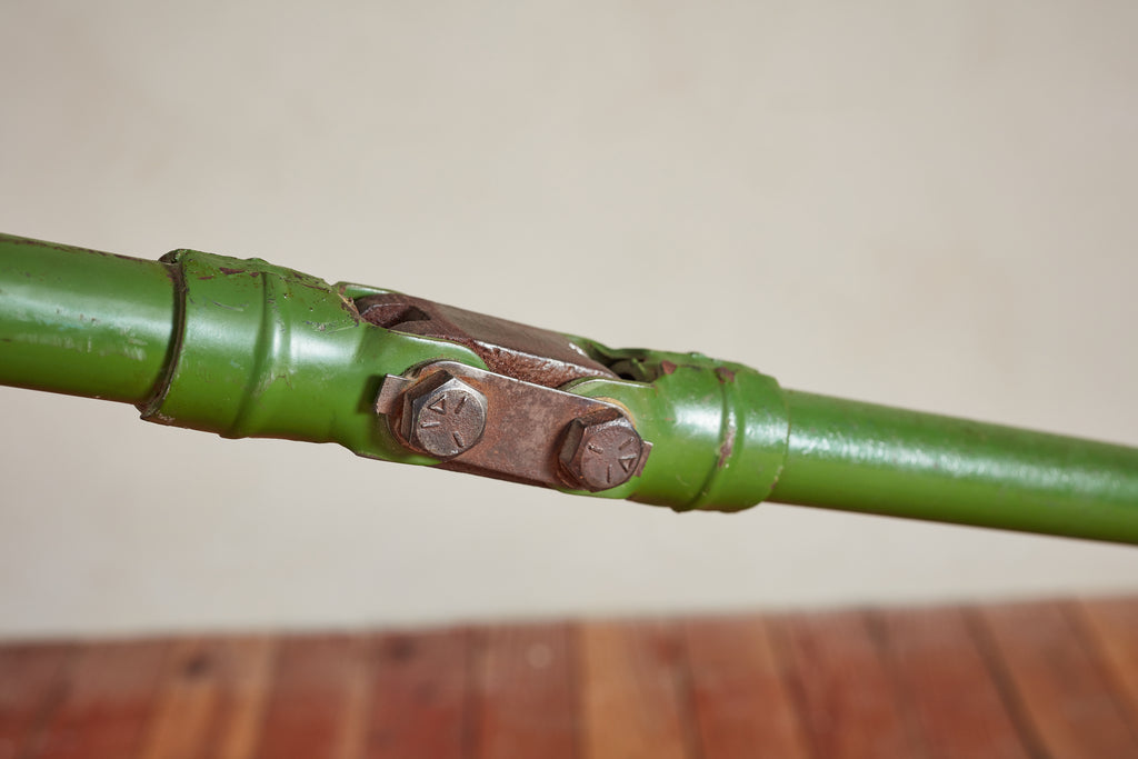 Giant Green Industrial Floor Lamp