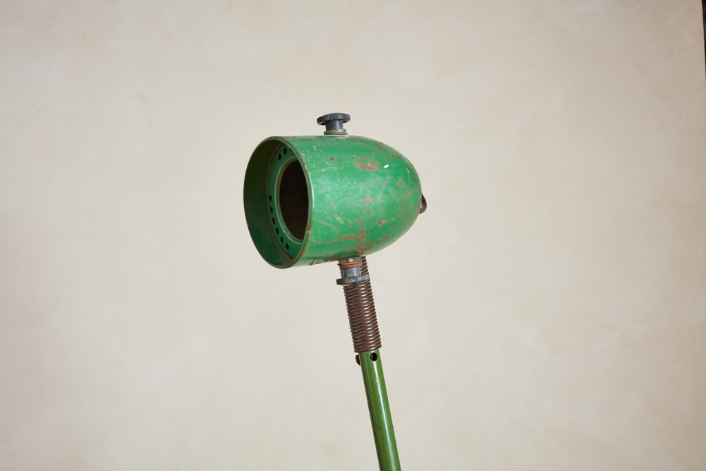 Giant Green Industrial Floor Lamp