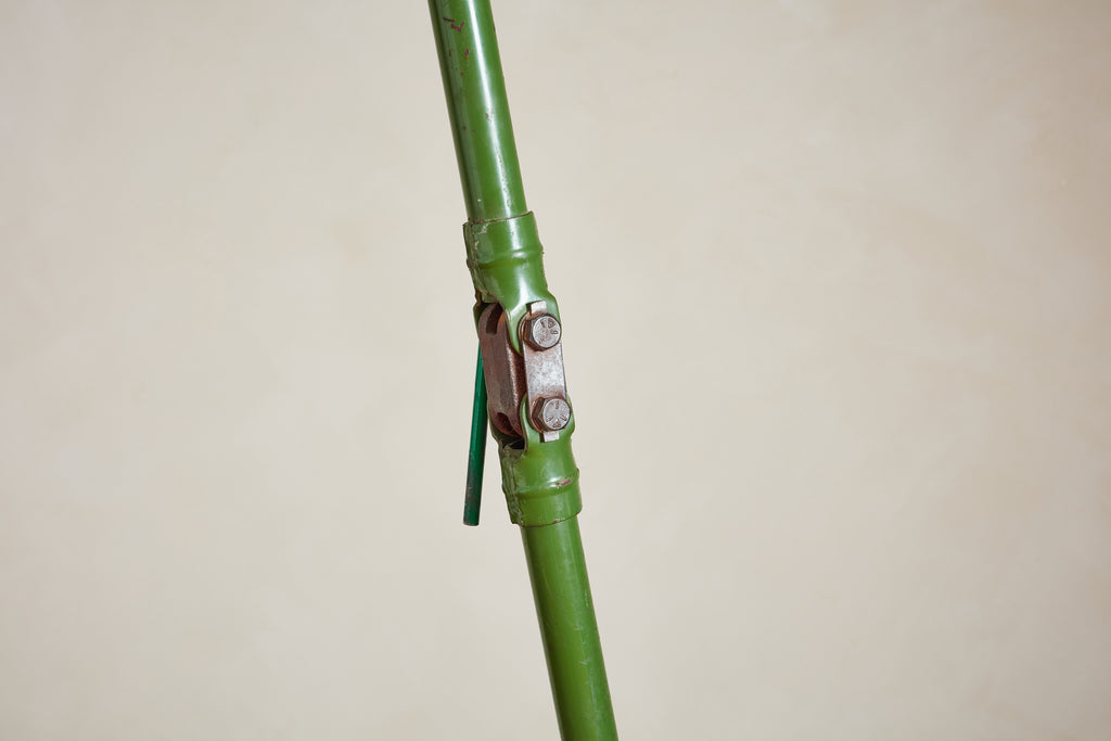 Giant Green Industrial Floor Lamp