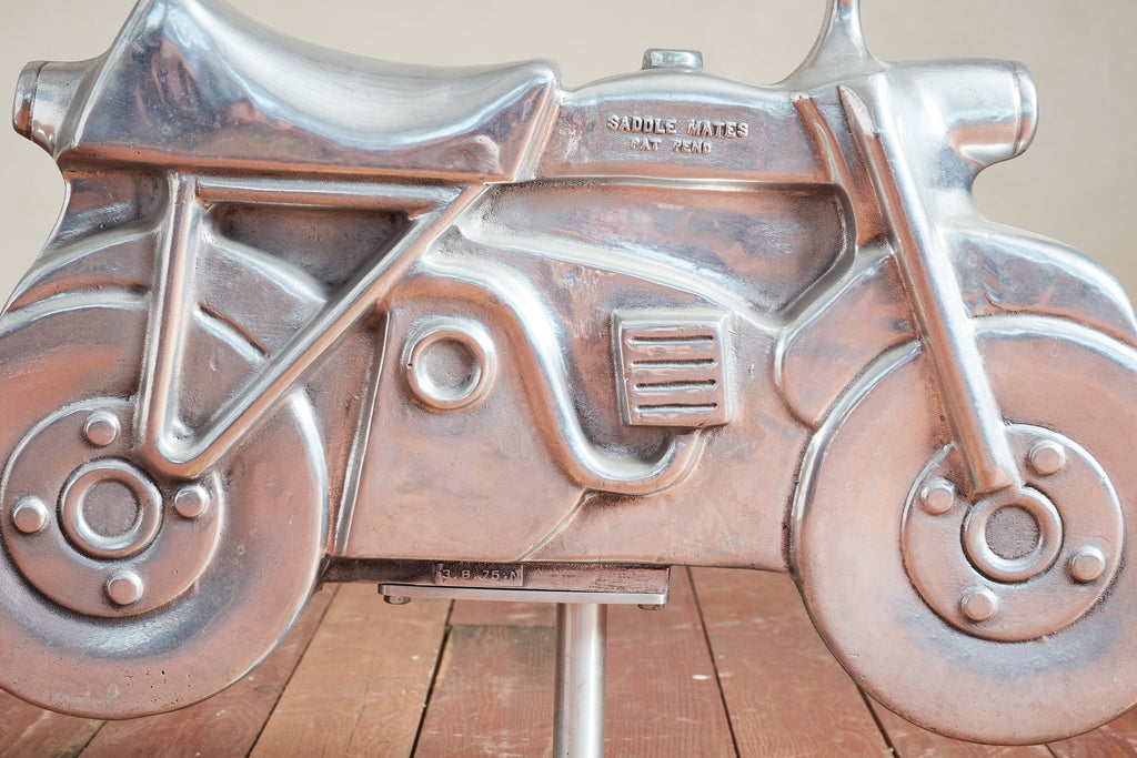 Aluminum Motorcycle and Car Playground Sculptures