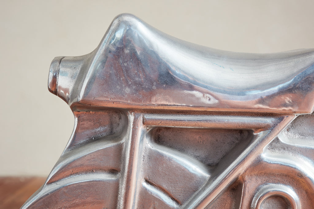 Aluminum Motorcycle and Car Playground Sculptures