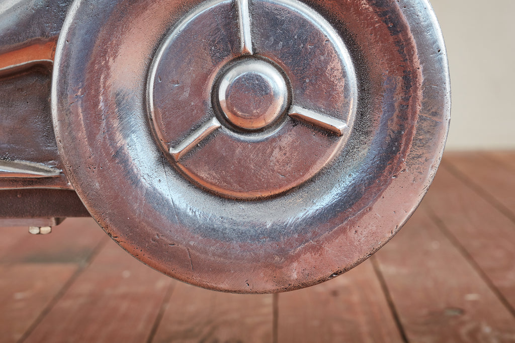 Aluminum Motorcycle and Car Playground Sculptures