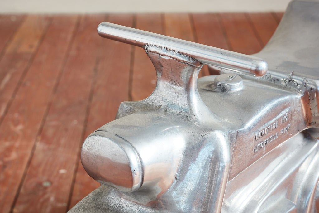 Aluminum Motorcycle and Car Playground Sculptures