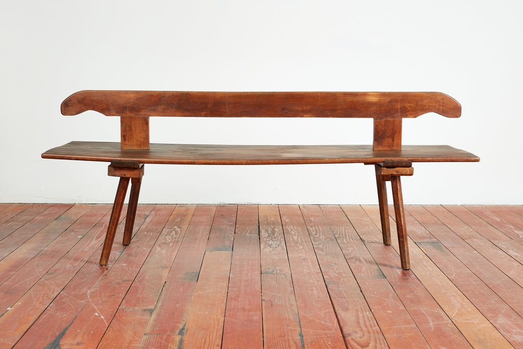 Oak Railroad Bench