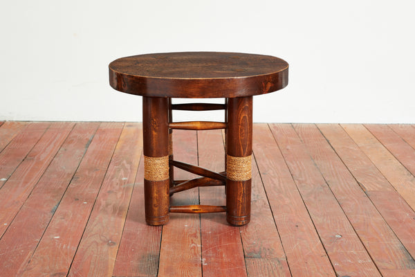 Charles Dudouyt Rope End Table