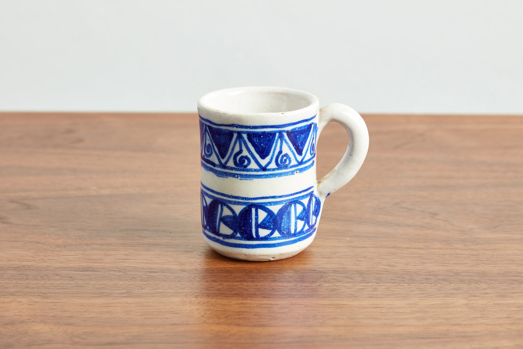 Spanish Ceramic Pitcher and Mug Set