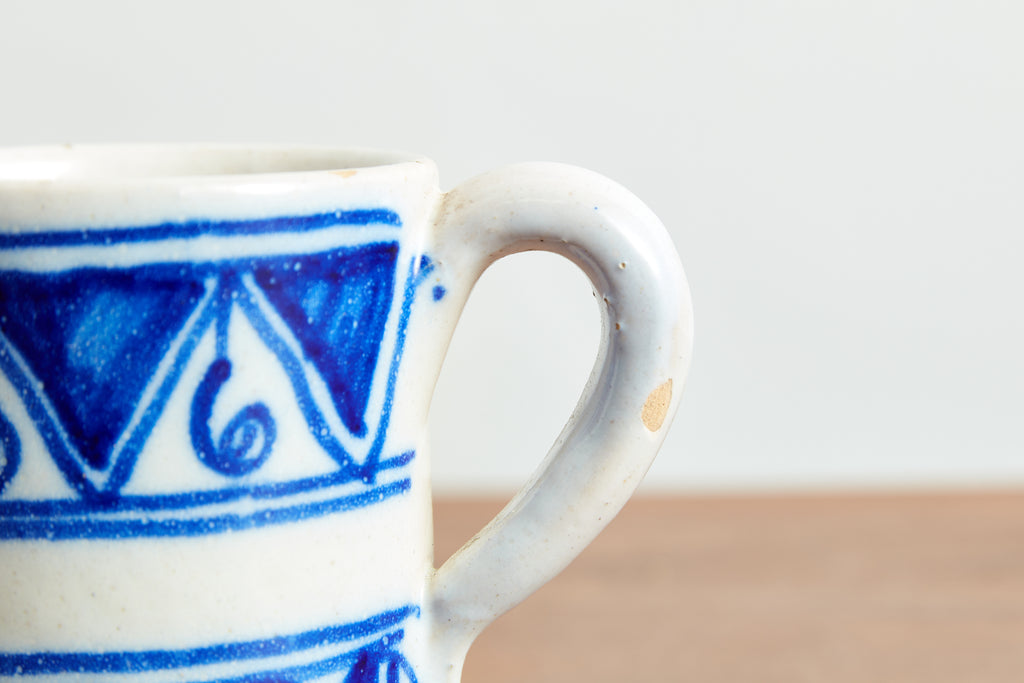 Spanish Ceramic Pitcher and Mug Set