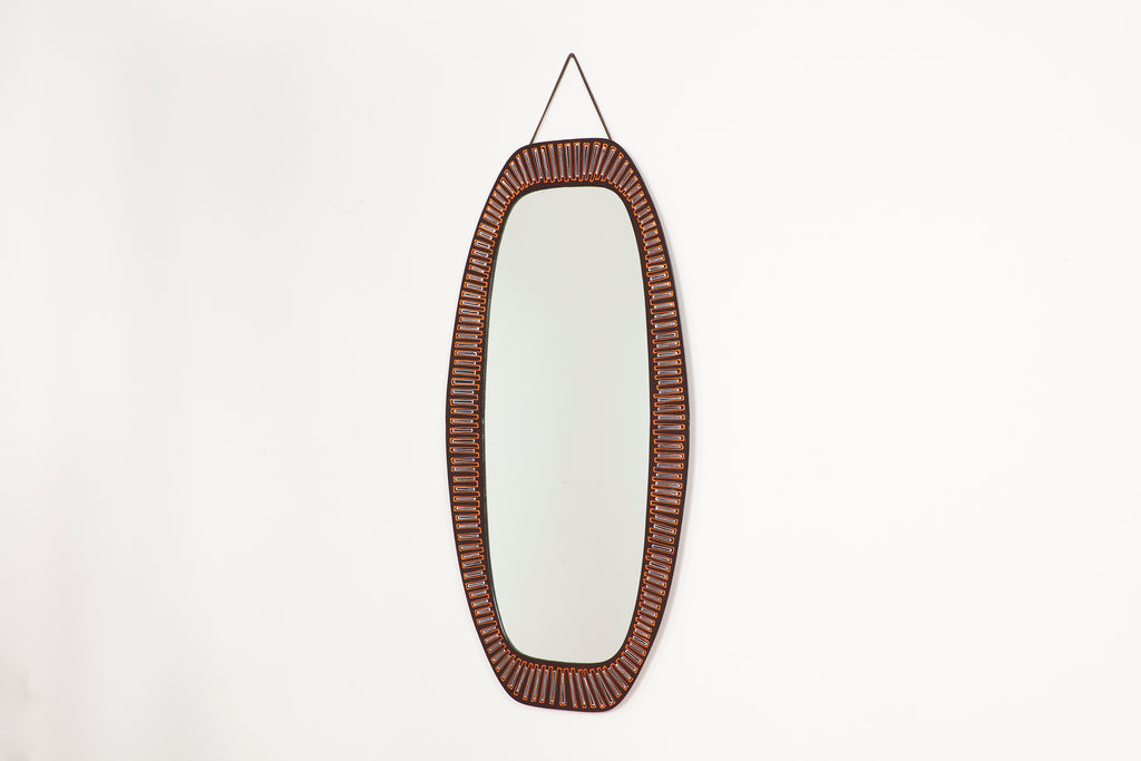 Italian Enamel Mirror