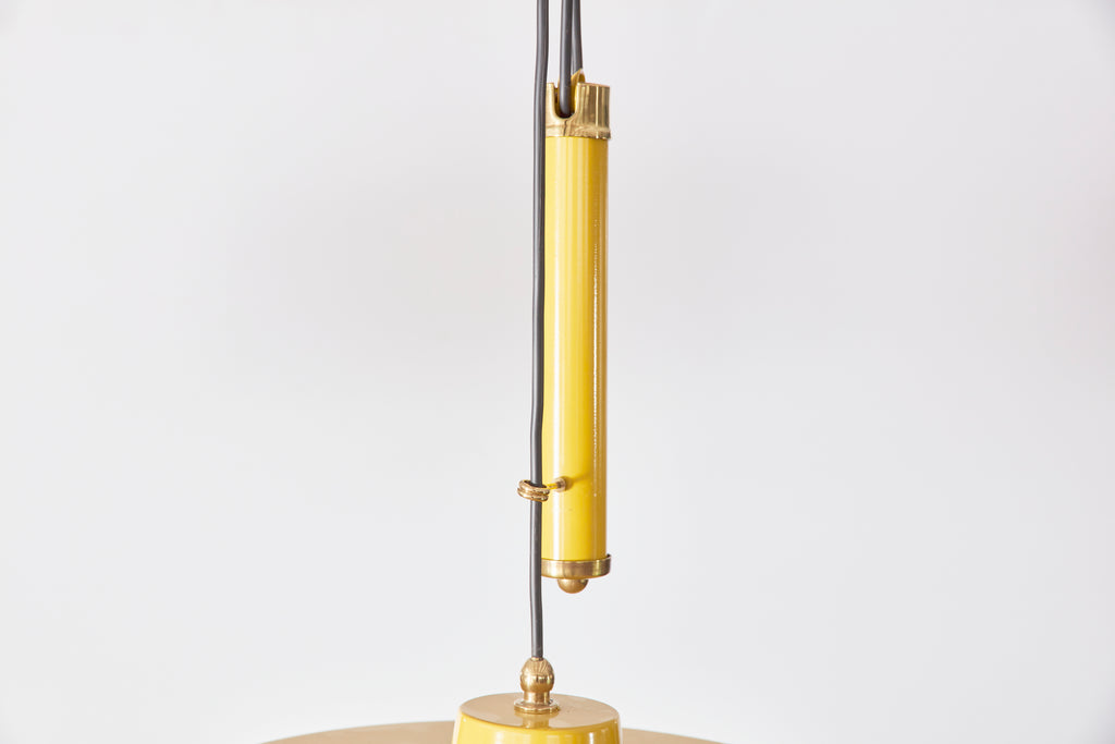 Italian Enameled Counterbalance Pendant