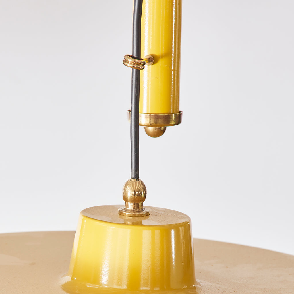 Italian Enameled Counterbalance Pendant