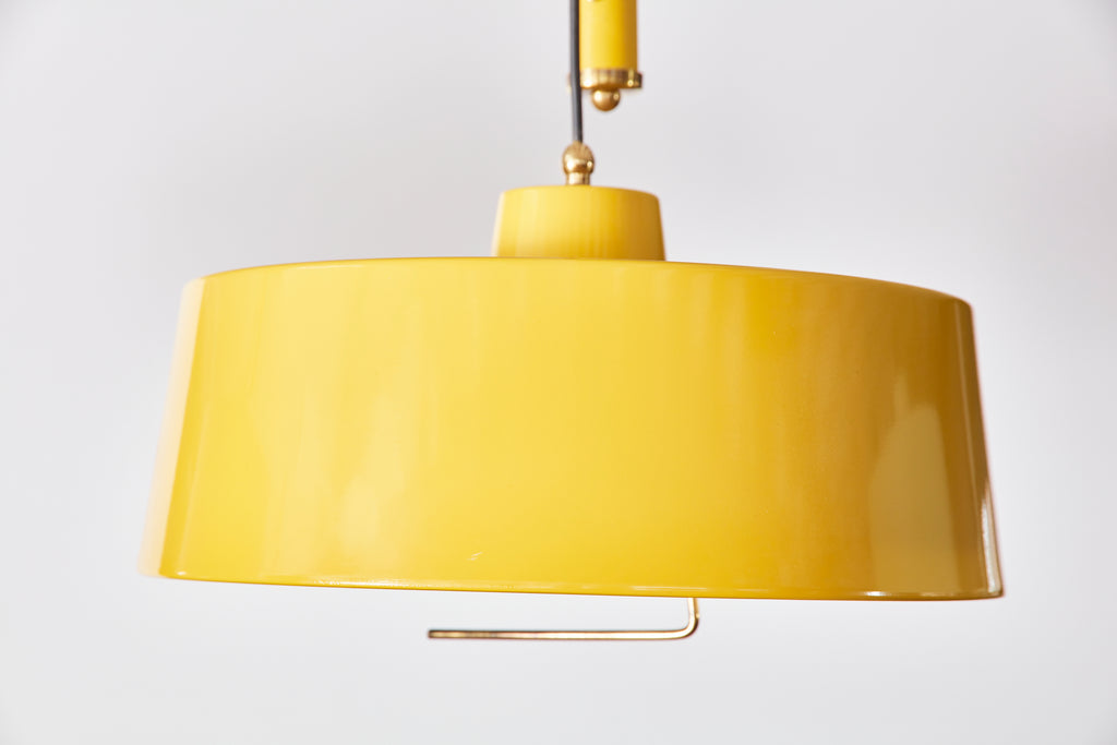Italian Enameled Counterbalance Pendant