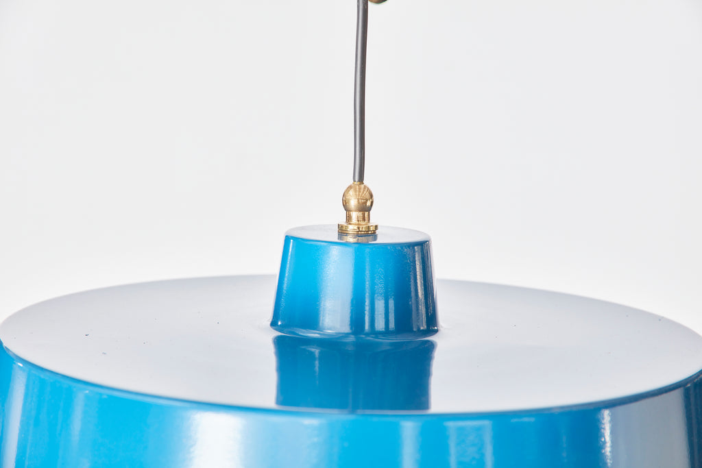 Italian Enameled Counterbalance Pendant