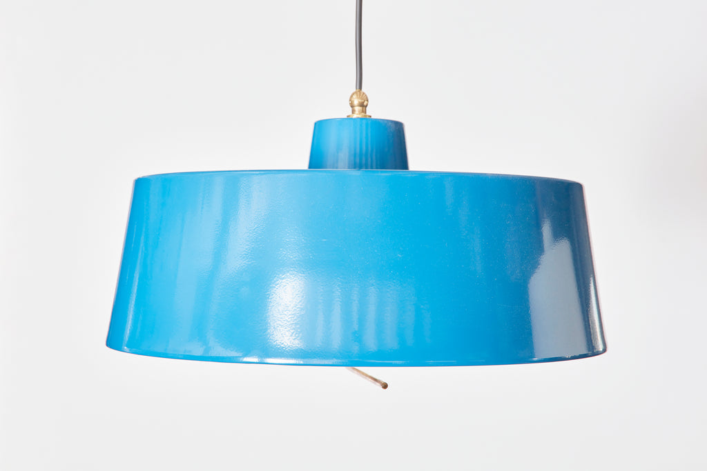 Italian Enameled Counterbalance Pendant