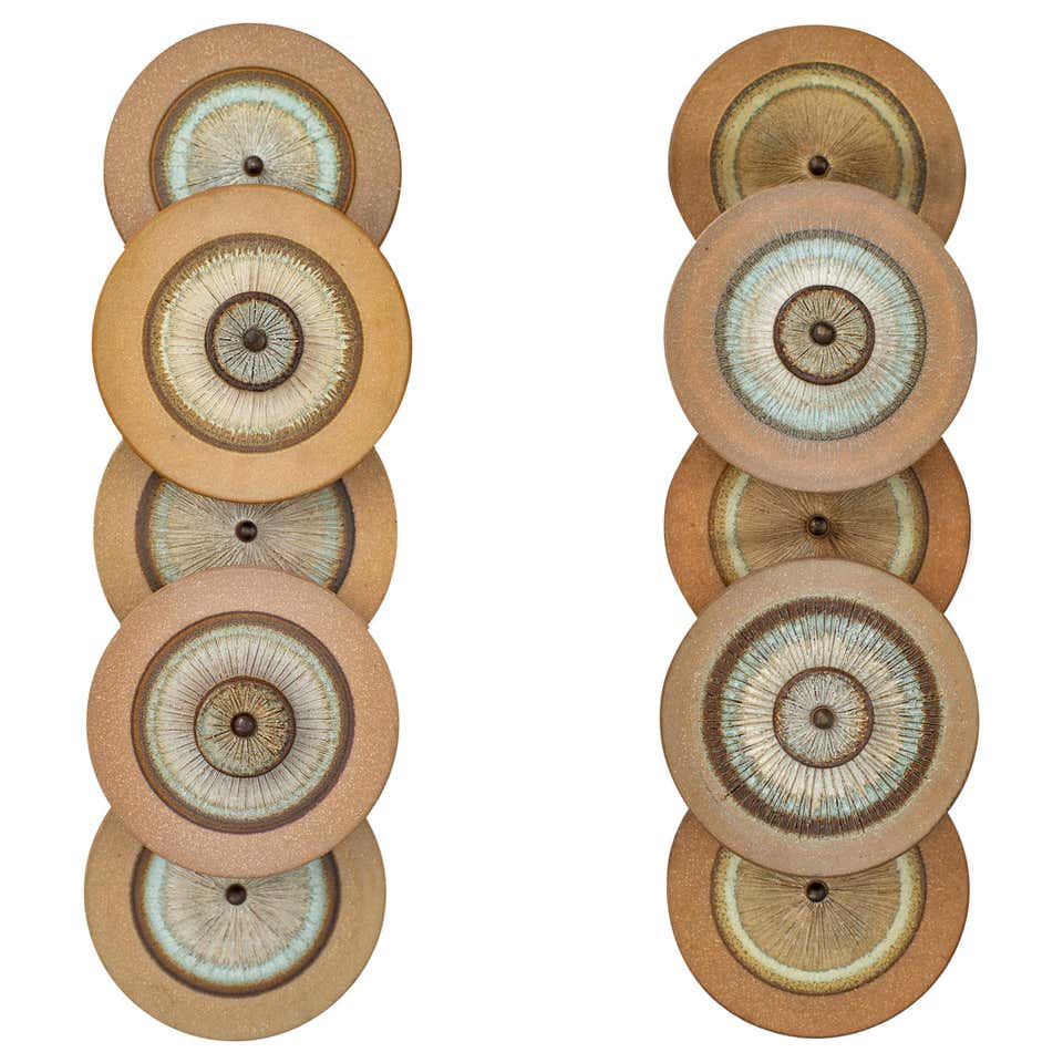 1960's Danish Ceramic Sconces