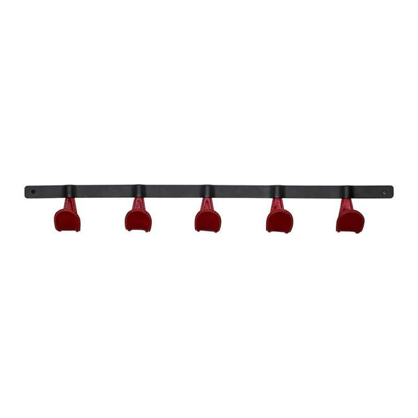 Atelier Iron and Leather Coat Rack