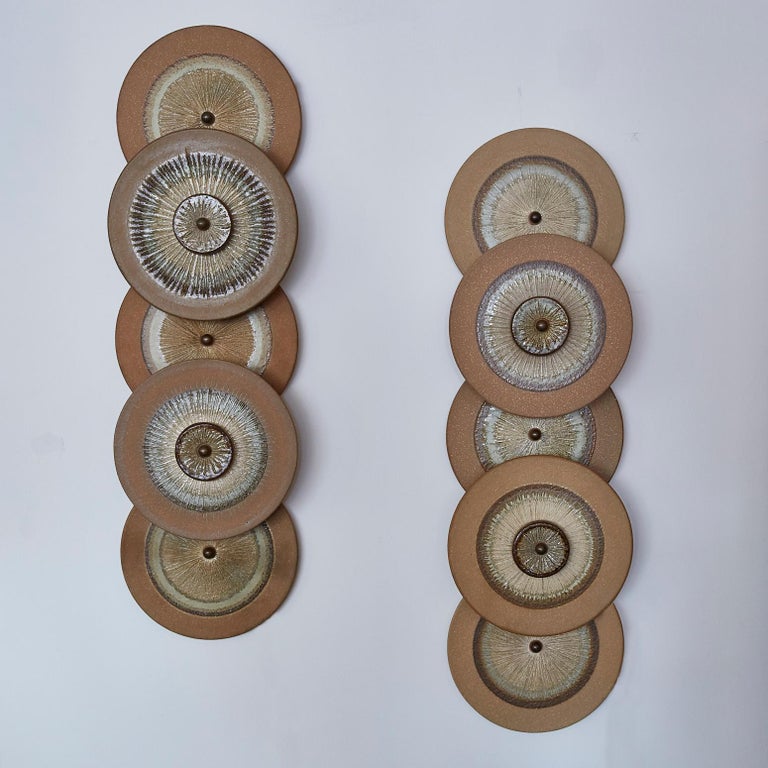 1960's Danish Ceramic Sconces