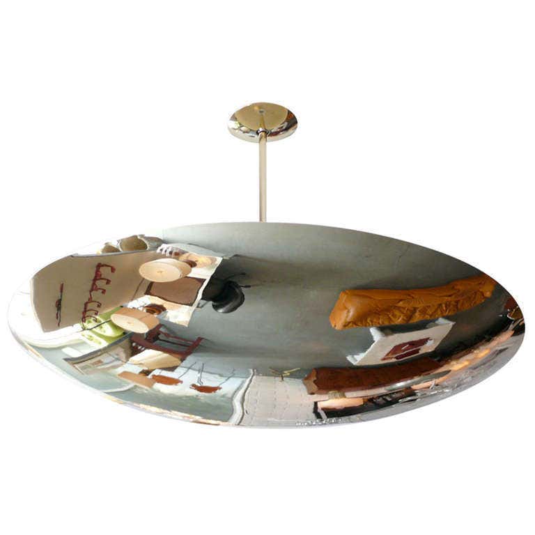 Nickel Dome Ceiling Pendant